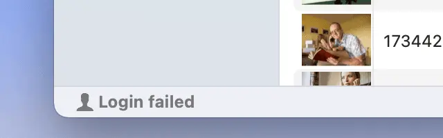 Login Status Indicator