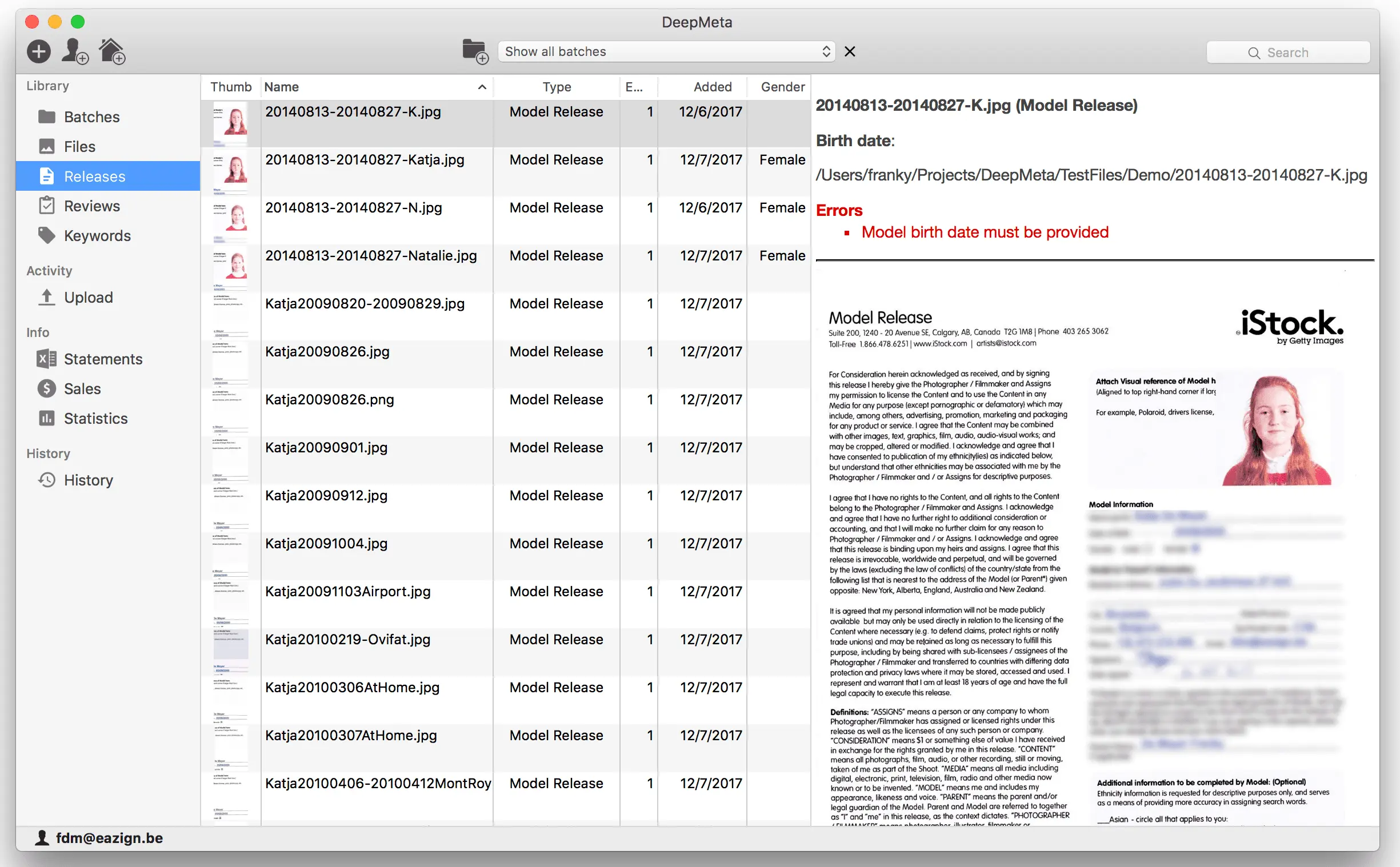 DeepMeta Add Release Buttons