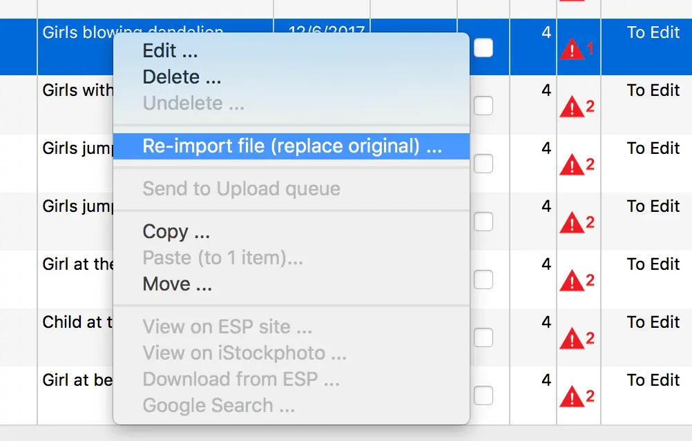 DeepMeta Context Menu Options