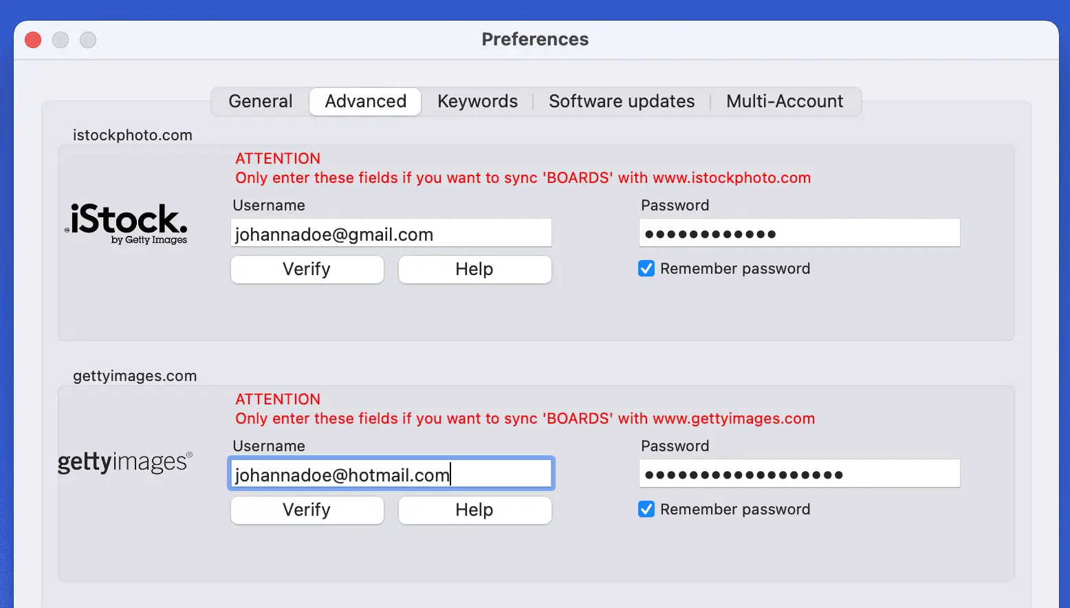 Advanced Login Options