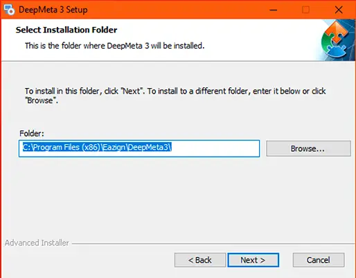 Windows Installation Destination Folder